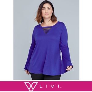 Lane Bryant Tops - Livi By Lane Bryant Bell Sleeve Active Top Lane Bryant Tops - Livi By Lane Bryant Bell Sleeve Active Top
